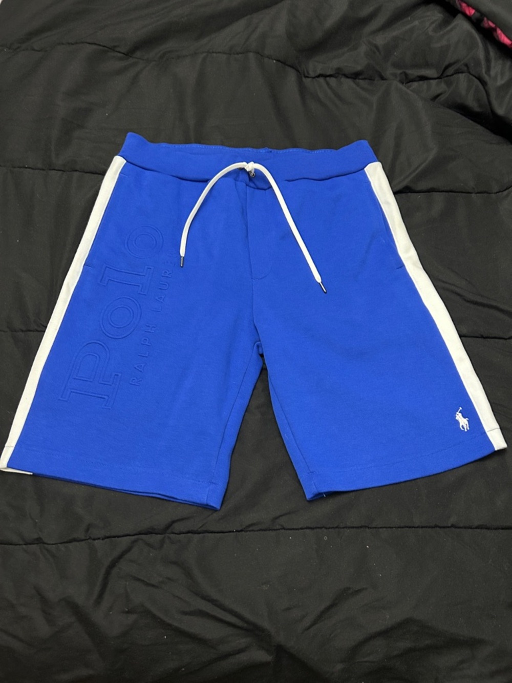 Polo by Ralph Lauren Men’s Royal Blue Athletic Shorts with White Trim